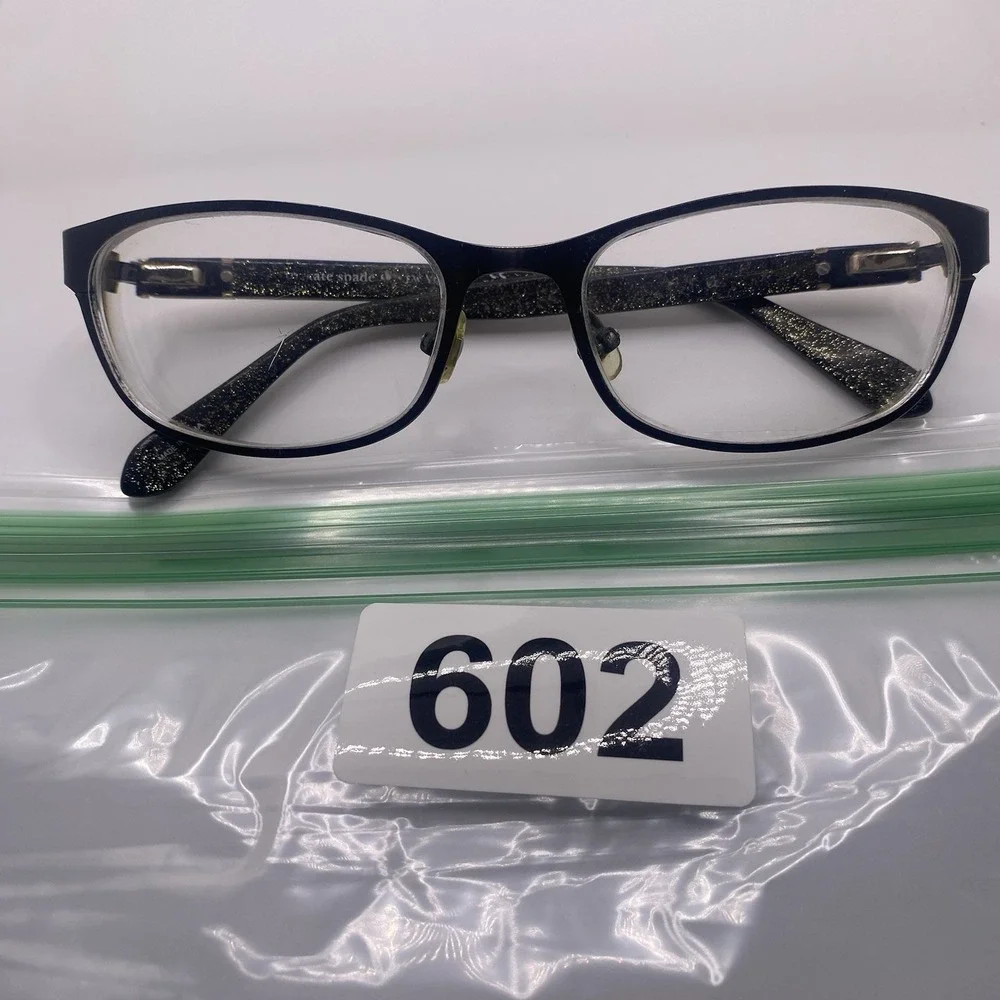Kate Spade Eyeglasses Women  FRAMES ONLY Full Rim 52-17-135 Black 602